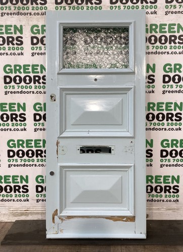 Retro wooden front door - retro,