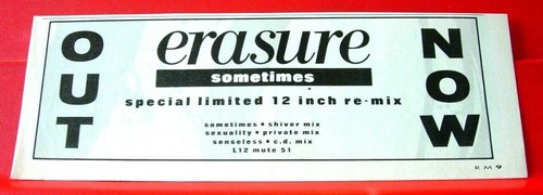 Erasure sometimes vintage - erasure,