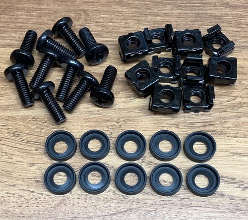 Black cage nuts - black,