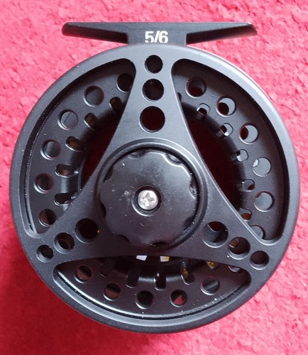 Fly fishing reel - 5/6, black
