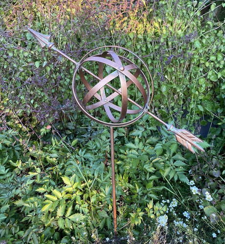 Armillary sphere metal garden - armillary,