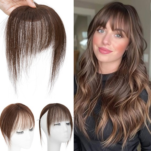100 human hair thick bangs - human,