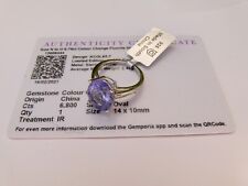 Gemporia 6.79ct Blue Colour