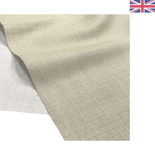 Natural solid linen look - natural,