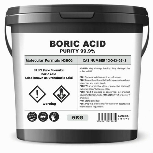 Boric acid powder pure - boric,