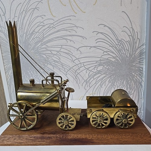 C1970 large brass model of - c1970's,