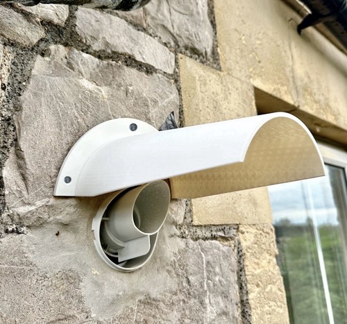 Boiler flue rain cover - flue,