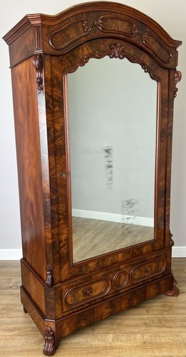 Wardrobe antique french - french, burr