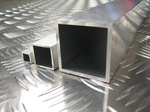 Aluminium square box tube - aluminium,