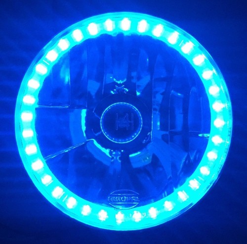Blue halo headlight - halo,