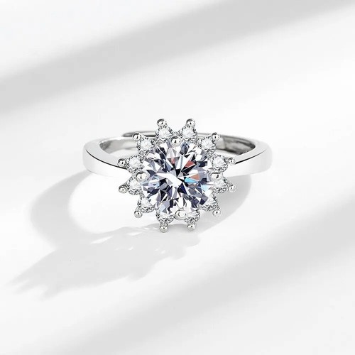 2ct moissanite 925 sterling - 925,