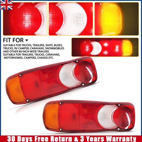 Rear truck tail lights - 2x,