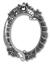 Sizzix Impresslits 3-D Floral Frame #665016 Retail $13.99 design Tim Holtz