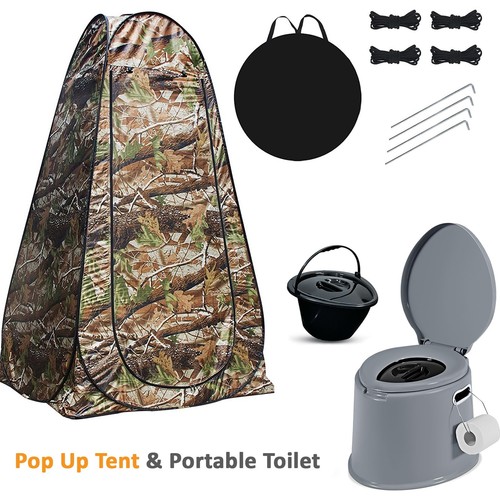Portable camping toilet - portable,