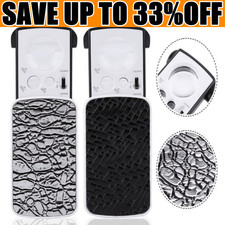 Pocket Folding 30X60X90X Magnifying Glass Jewellers Loupe Lens Magnifying Loupe