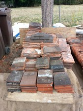 Reclaimed Clay Nibbed Roof Tiles 450 Approximate,Eave Tile 84,tile& Half 15