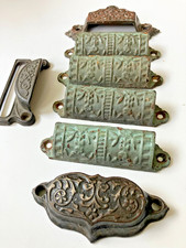 7 Antique printer type tray