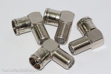 4 x Right Angled F Connector