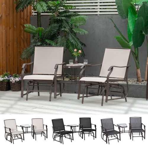 Double glider rocking - rocking, chairs