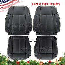 Hummer H3 For 2006 - 2010 Driver Passenger Side Bottom & Top Seat Cover Black