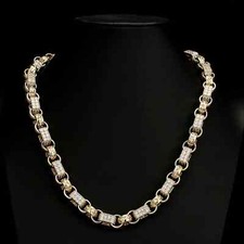 Gold & Silver Filled | XXL Gypsy Link Ornate Belcher Chain Bracelet |Men & Women