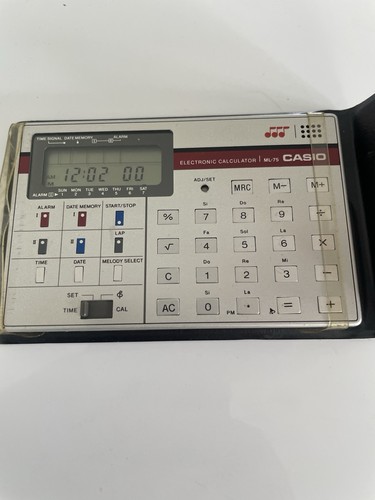 Casio vintage calculator - casio, ml-75