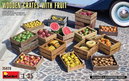 Miniart wooden crates - miniart, 1:35