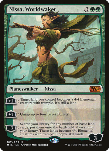Nissa worldwaker m15 187 - nissa,,
