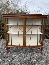 Vintage Bow Fronted Display