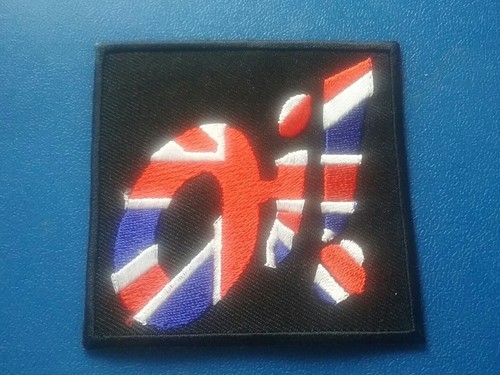 Skinhead sew iron on patch - on,