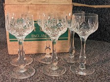 Boxed set of 6 Stuart Crystal