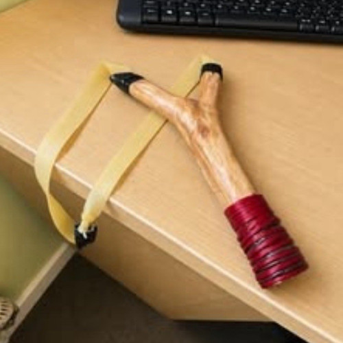 Handmade wooden slingshot with - handmade,