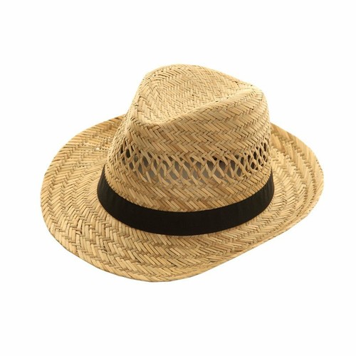 Mens straw trilby - mens, hat