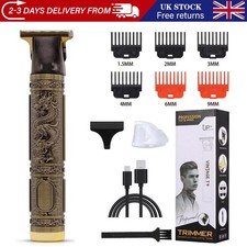 Professional Men Hair Clippers Trimmer Machine Cordless Beard Electric Shaver UK