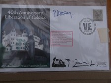 PIERRE LEBRUN FRENCH ESCAPER SIGNED 40th ANNIVERSARY COLDITZ COVER RARE