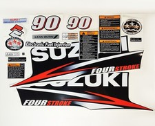 For SUZUKI DF 90 four stroke outboard, Vinyl decal set from BOAT-MOTO / stickers