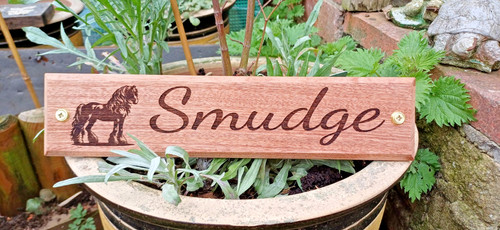 Personalised wooden horse - personalised,