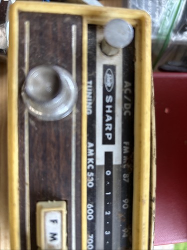 Vintage sharp 27a - am, fm