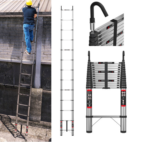 Hook folding extendable ladder - extendable,