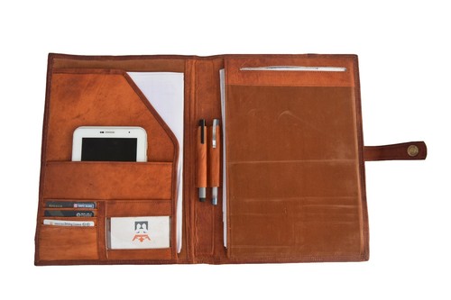 Vintage leather portfolio - vintage,