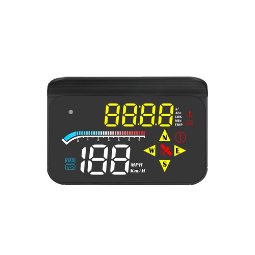 Vehicle head display obd2 - head-up,