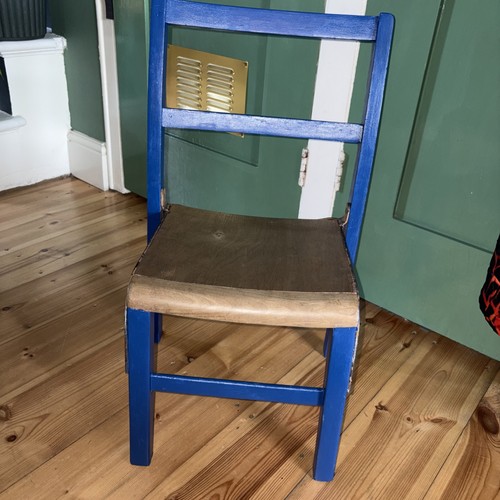 Vintage childs chair wooden - vintage,