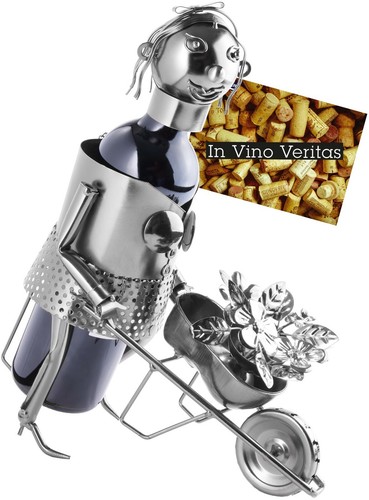 Metal wine bottle - wine, holder