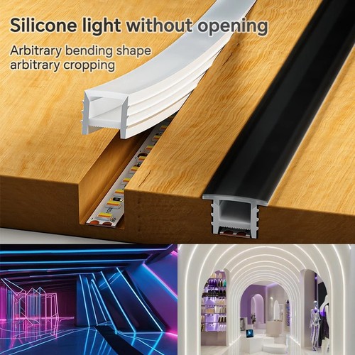 Silicone led strip channel - silicone,