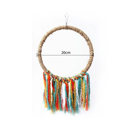 Coloured rope ring - rope, swing