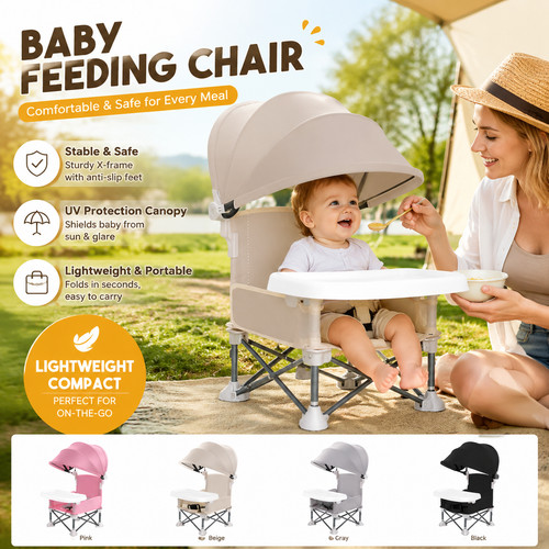Foldable baby feeding chair - baby,