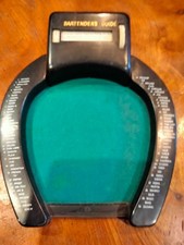    plastic cocktail  shaker tray recipes guide/equipment       