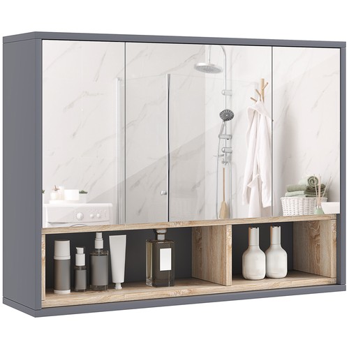 Homcom bathroom cabinet - homcom, wall