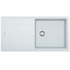 Franke Gemini GMD611PW 1.0 Bowl Tectonite Reversible White Kitchen Sink