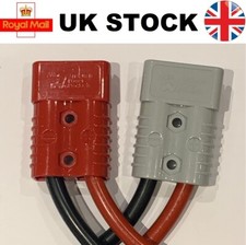 Truck Inverter microwave charge cable 175a Anderson Connector 1m 35mm2 Grey Red